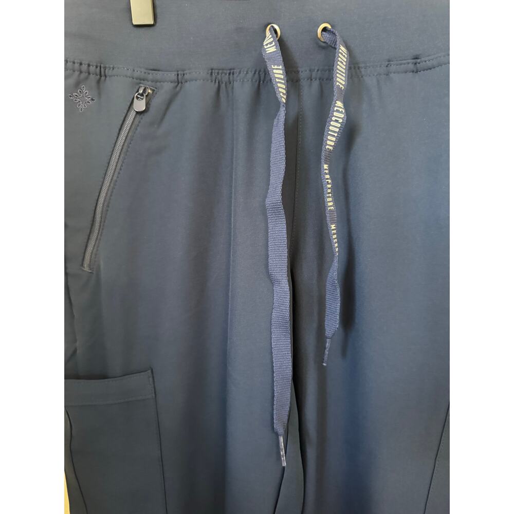 NWT MedCouture Insight Navy Scrub Pants XS Cargo Drawstring MC2702 - Picture 3 of 11